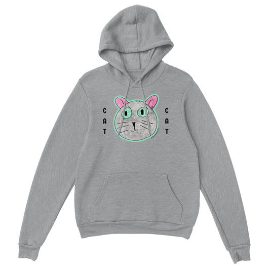 Luna Cat (Big Humans) Classic Unisex Pullover Hoodie