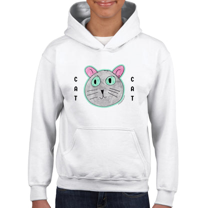 Luna Cat Classic Kids Pullover Hoodie