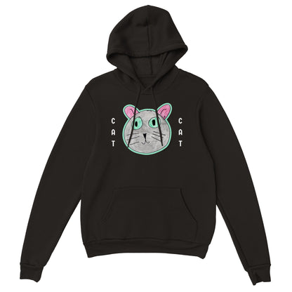 Luna Cat (Big Humans) Classic Unisex Pullover Hoodie