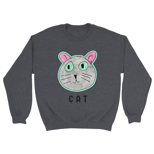 Luna Cat (Big Humans) Crewneck Sweatshirt