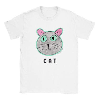 Luna Cat Classic Kids Crewneck T-shirt