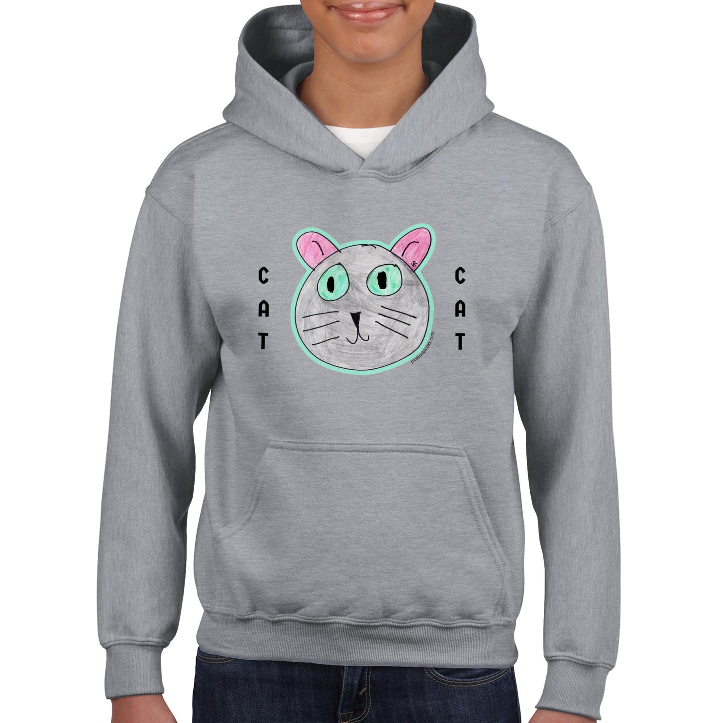 Luna Cat Classic Kids Pullover Hoodie