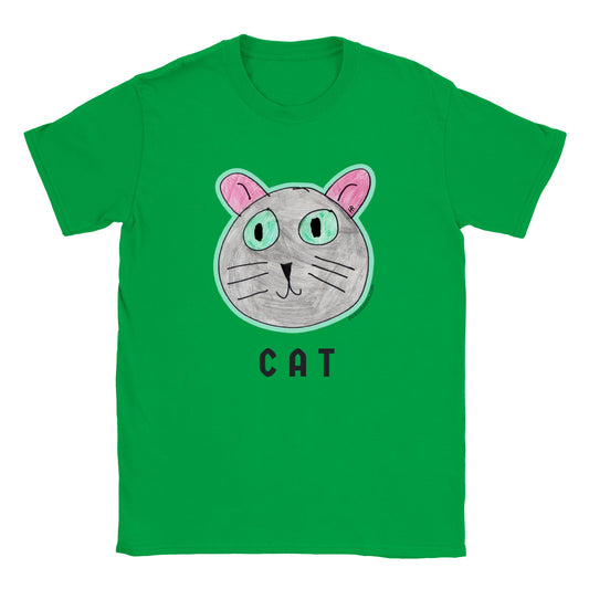 Luna Cat Classic Kids Crewneck T-shirt