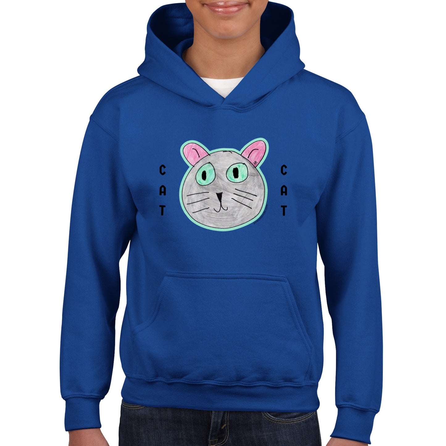 Luna Cat Classic Kids Pullover Hoodie